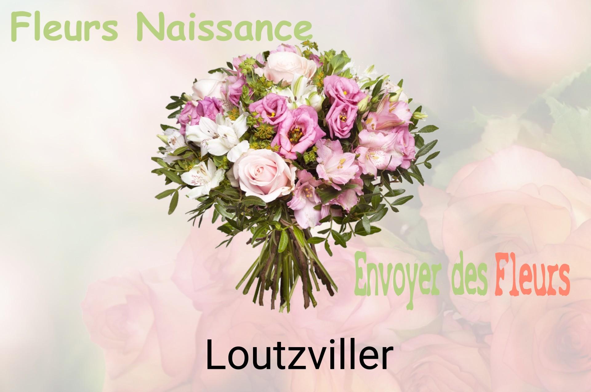 Bouquet de fleurs de naissance livré à Loutzviller